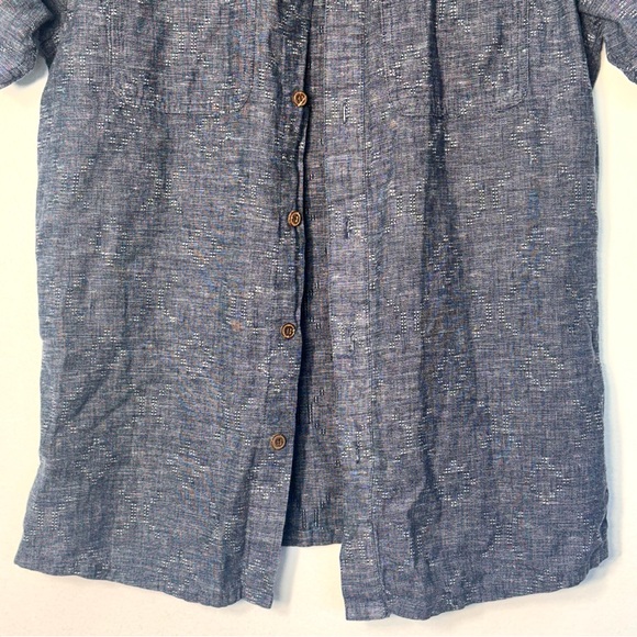 Patagonia Men’s Back Step Goshawk Dobby New Navy Shirt Sz M - Picture 8 of 14